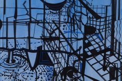 Constellaties (1), 2015, acryl op doek, 70 x 50 cm