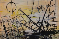 Constellaties (3), 2015, acryl op doek, 70 x 50 cm