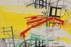 Constellaties (6), 2015, acryl op doek, 70 x 50 cm